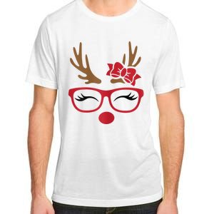 Reindeer Lady Messy Bun Adult ChromaSoft Performance T-Shirt