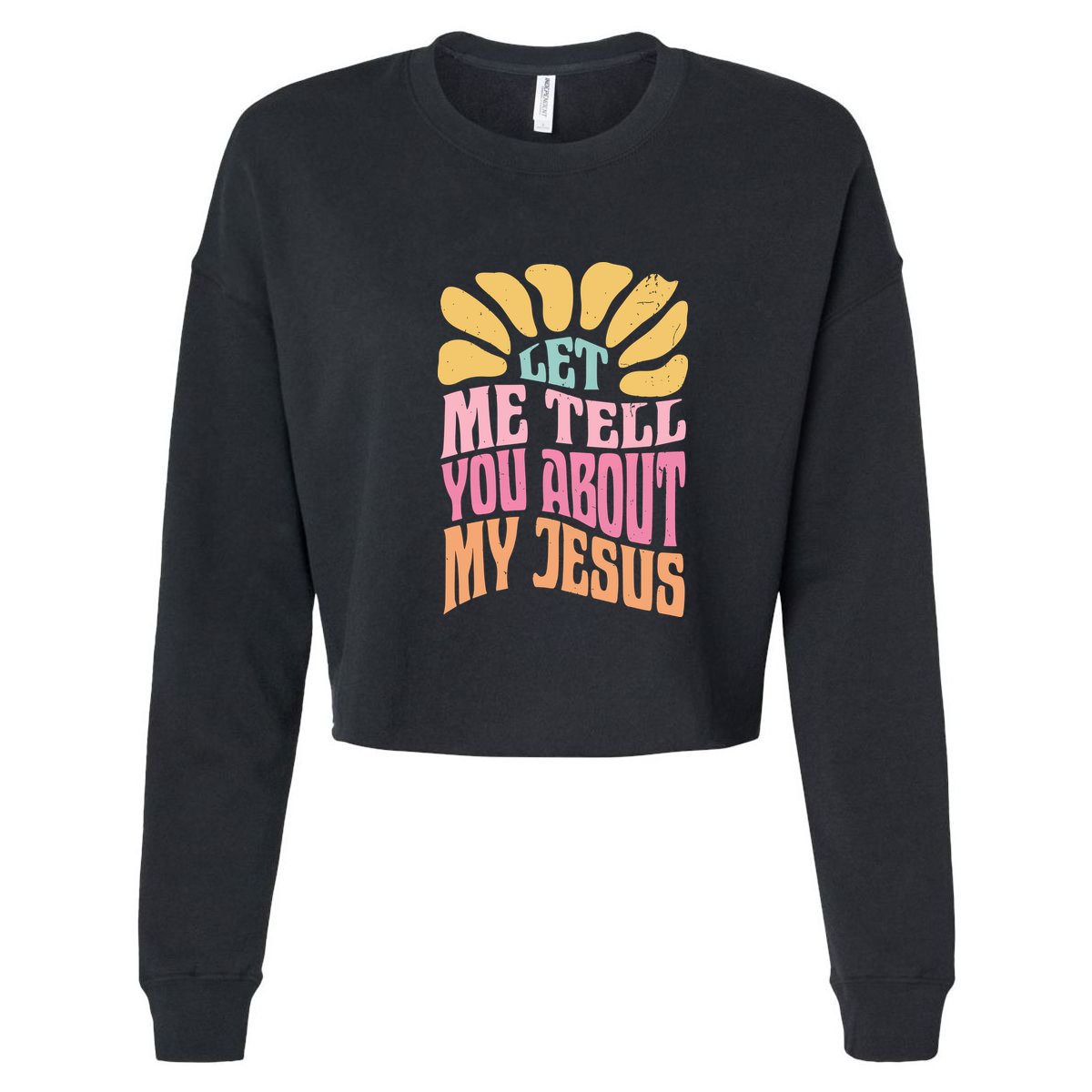 Retro Let Me Tell You About My Jesus 16 in Basic Backpack