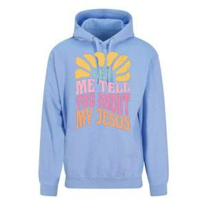 Retro Let Me Tell You About My Jesus Unisex Surf Hoodie