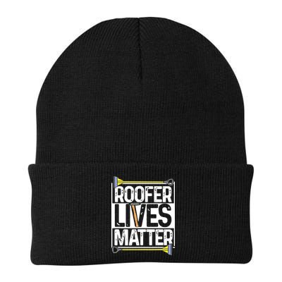 Roofer Lives Matter Funny Roofing Gift Idea MP Beanie