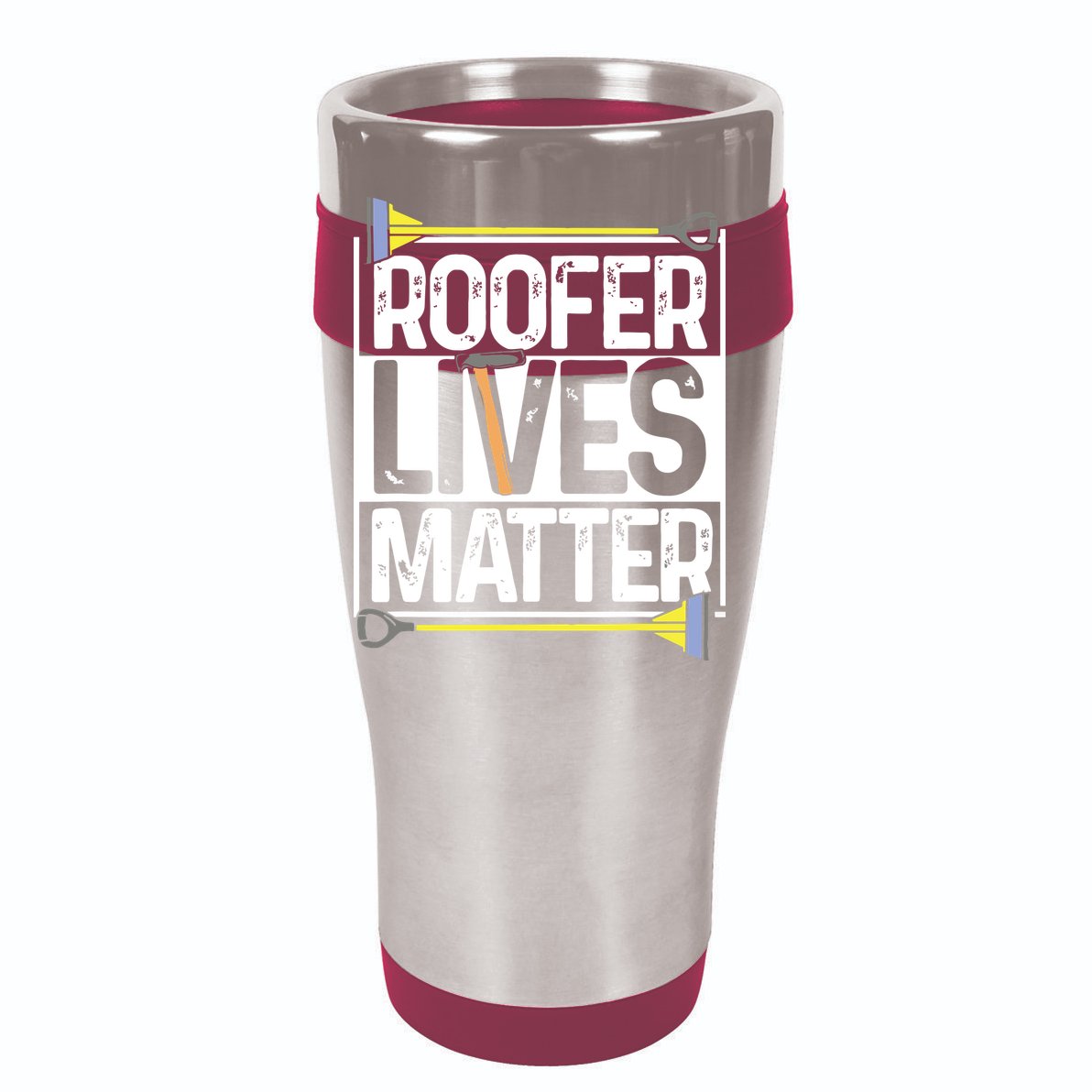 Roofer Lives Matter Funny Roofing Gift Idea MP Cropped Pullover Crew