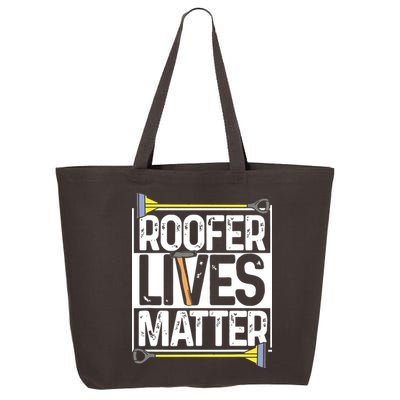 Roofer Lives Matter Funny Roofing Gift Idea MP 25L Jumbo Tote