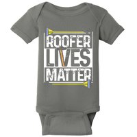 Roofer Lives Matter Funny Roofing Gift Idea MP Baby Bodysuit