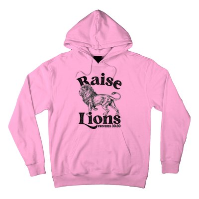 Raise Lions Mom Conservative Christian Mothers Day For Mom Hoodie