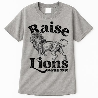 Raise Lions Mom Conservative Christian Mothers Day For Mom Tall T-Shirt