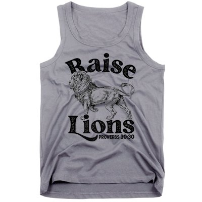 Raise Lions Mom Conservative Christian Mothers Day For Mom Tank Top