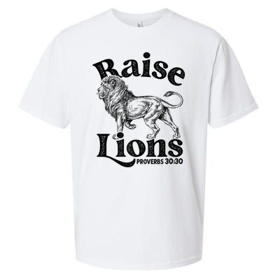 Raise Lions Mom Conservative Christian Mothers Day For Mom Sueded Cloud Jersey T-Shirt