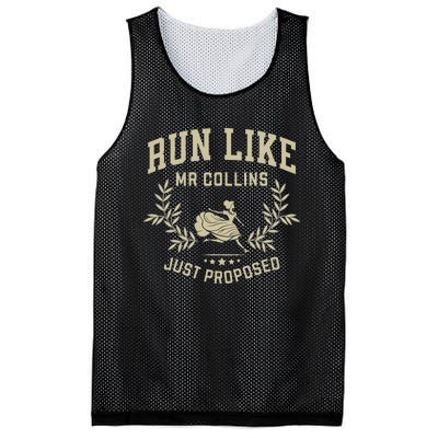 Run Like Mr Collins Just Proposed Mesh Reversible Basketball Jersey Tank