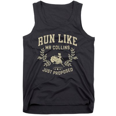 Run Like Mr Collins Just Proposed Tank Top