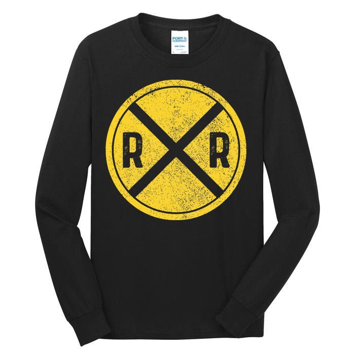 Railroad Locomotive Model Train Lover Tall Long Sleeve T-Shirt