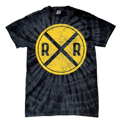 Railroad Locomotive Model Train Lover Tie-Dye T-Shirt