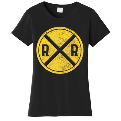 Railroad Locomotive Model Train Lover Women's T-Shirt