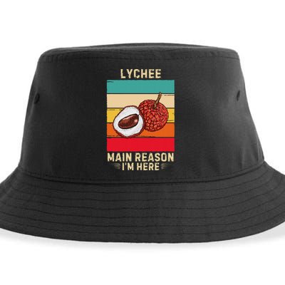 Retro Lychee Main Reason IM Here Sustainable Bucket Hat