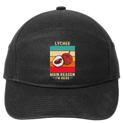 Retro Lychee Main Reason IM Here 7-Panel Snapback Hat