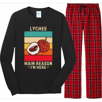 Retro Lychee Main Reason IM Here Long Sleeve Pajama Set