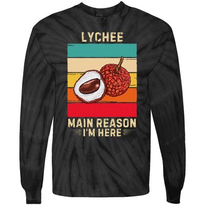 Retro Lychee Main Reason IM Here Tie-Dye Long Sleeve Shirt