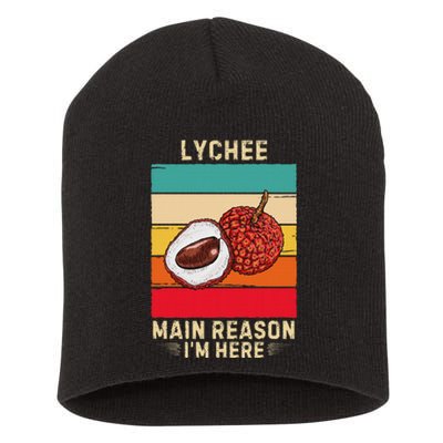 Retro Lychee Main Reason IM Here Short Acrylic Beanie