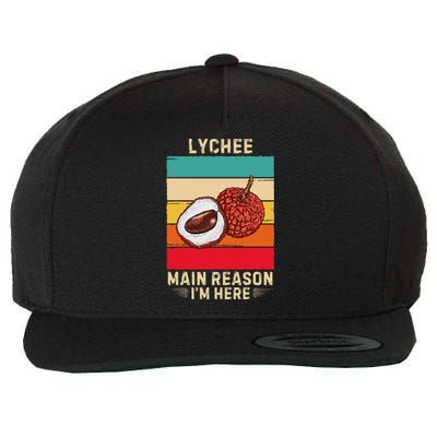 Retro Lychee Main Reason IM Here Wool Snapback Cap