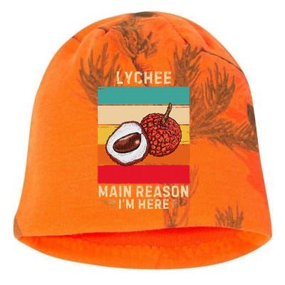 Retro Lychee Main Reason IM Here Kati - Camo Knit Beanie