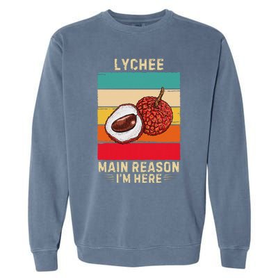 Retro Lychee Main Reason IM Here Garment-Dyed Sweatshirt