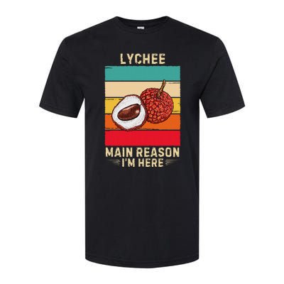 Retro Lychee Main Reason IM Here Softstyle CVC T-Shirt