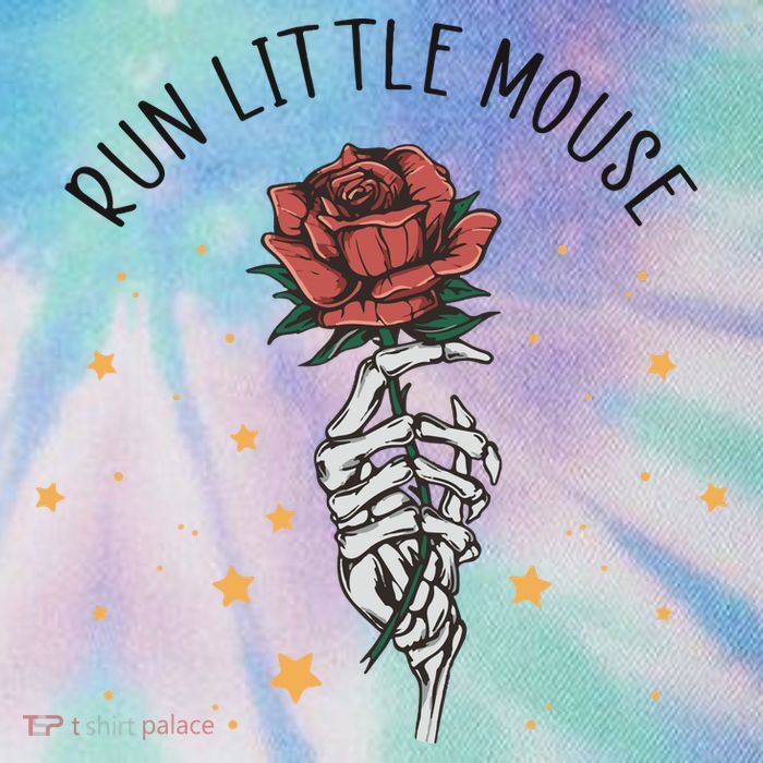 Run Little Mouse Haunting Adeline Legacy Tie Dye Trucker Hat