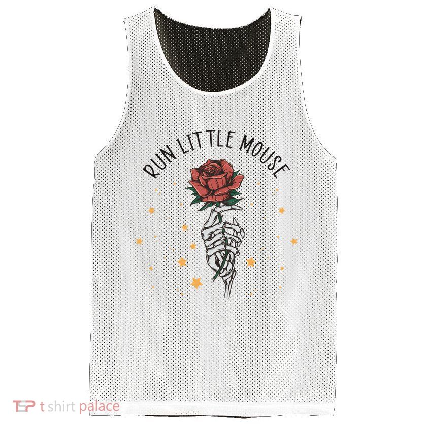 Run Little Mouse Haunting Adeline Mesh Reversible Basketball Jersey Tank