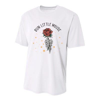 Run Little Mouse Haunting Adeline Youth Performance Sprint T-Shirt