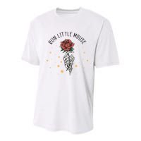 Run Little Mouse Haunting Adeline Youth Performance Sprint T-Shirt