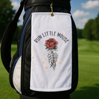 Run Little Mouse Haunting Adeline Golf Towel