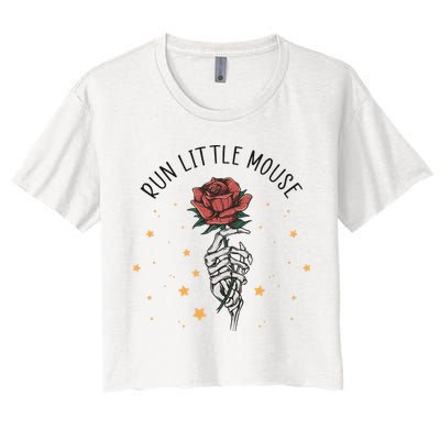 Run Little Mouse Haunting Adeline Crop Top