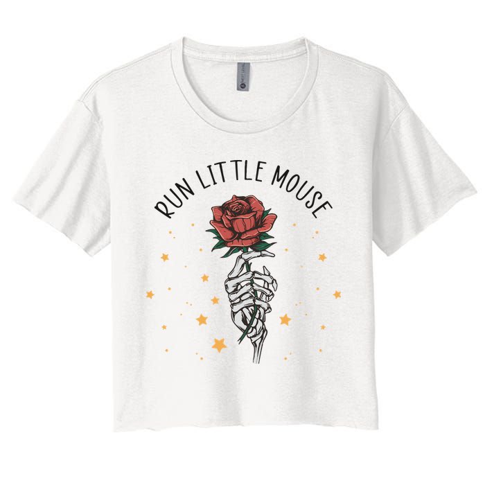 Run Little Mouse Haunting Adeline Crop Top