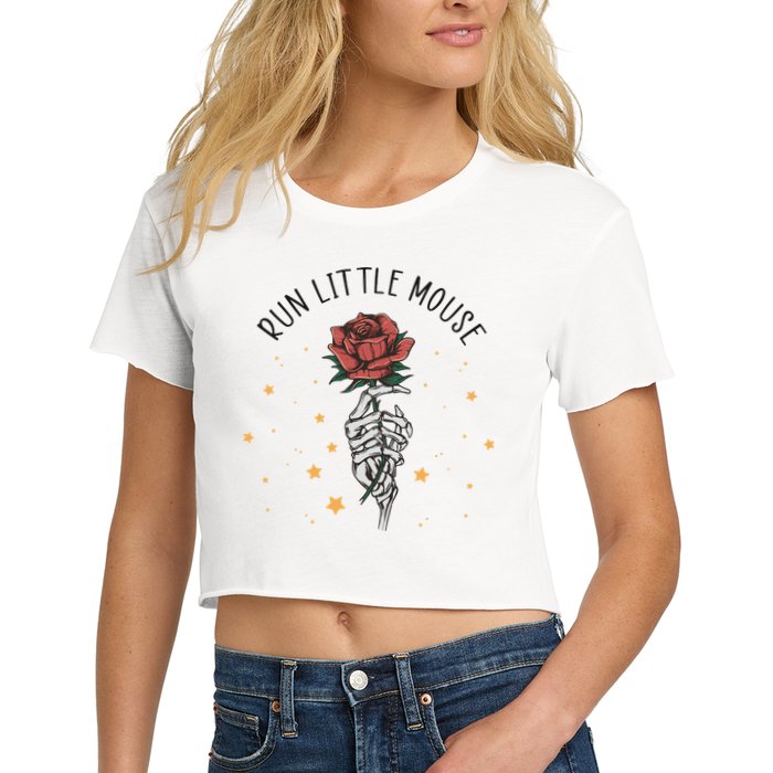 Run Little Mouse Haunting Adeline Crop Top