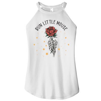 Run Little Mouse Haunting Adeline Women's Perfect Tri Rocker Tank