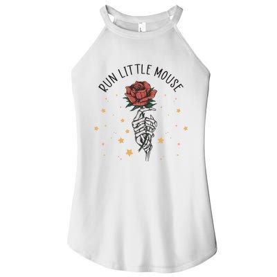 Run Little Mouse Haunting Adeline Women’s Perfect Tri Rocker Tank