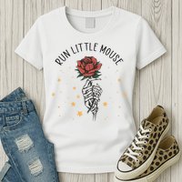 Run Little Mouse Haunting Adeline Womens T-Shirt
