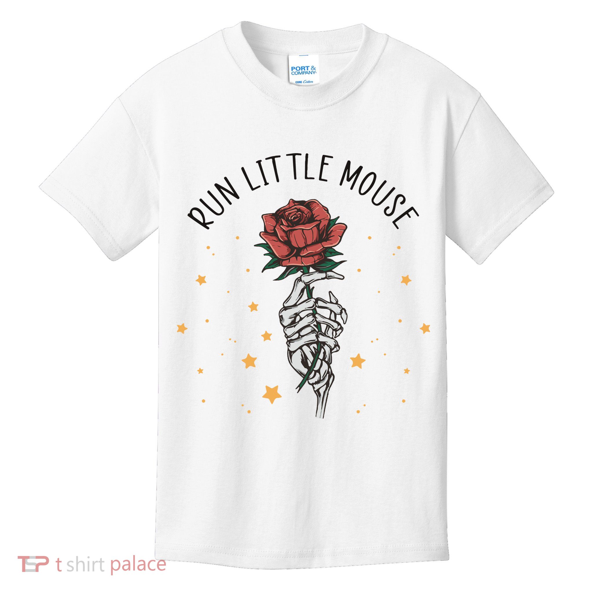 Run Little Mouse Haunting Adeline Kids T-Shirt