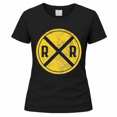 Railroad Locomotive Model Train Lover Women's T-Shirt