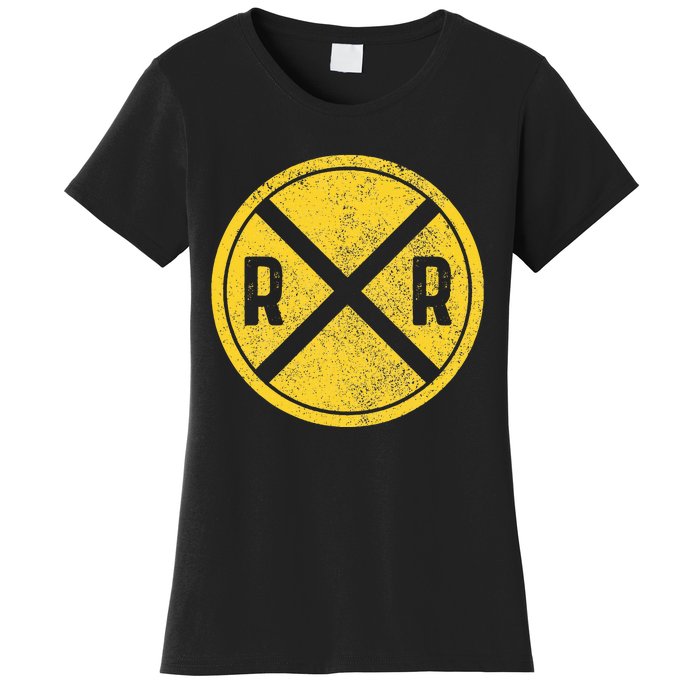 Railroad Locomotive Model Train Lover Women's T-Shirt