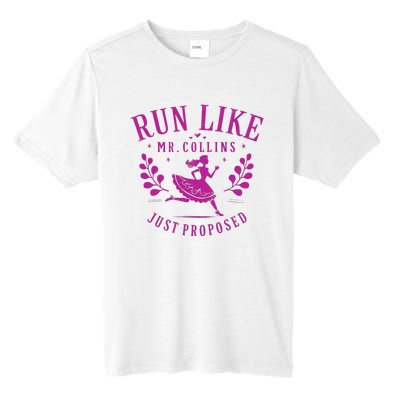 Run Like Mr Collins Just Proposed Vintage Design Tall Fusion ChromaSoft Performance T-Shirt