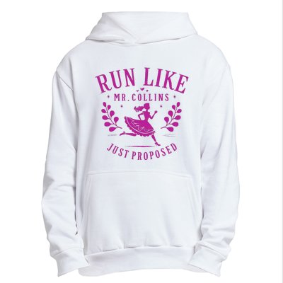 Run Like Mr Collins Just Proposed Vintage Design Urban Pullover Hoodie