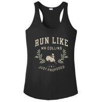 Run Like Mr Collins Just Proposed Funny Books And Running Gift Ladies PosiCharge Competitor Racerback Tank