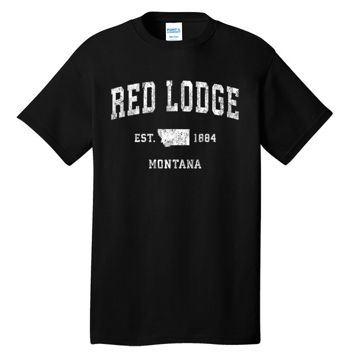 Red Lodge Montana Mt Vintage Athletic Sports Tall T-Shirt