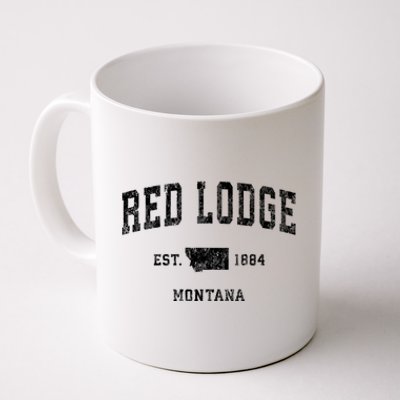 Red Lodge Montana Mt Vintage Athletic Sports Coffee Mug