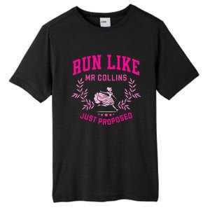 Run Like Mr Collins Just Proposed Tall Fusion ChromaSoft Performance T-Shirt