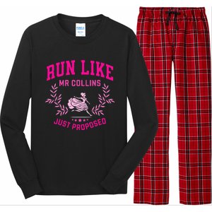 Run Like Mr Collins Just Proposed Long Sleeve Pajama Set