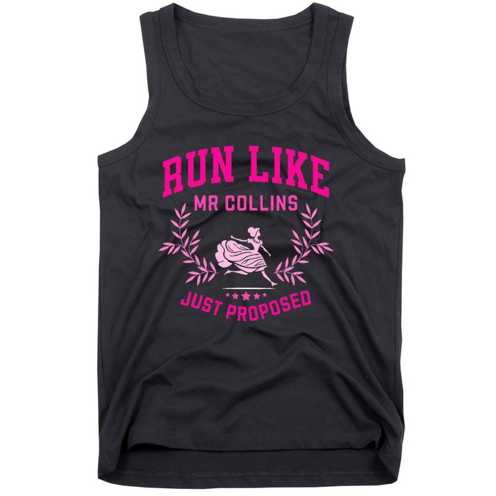 Run Like Mr Collins Just Proposed Tank Top