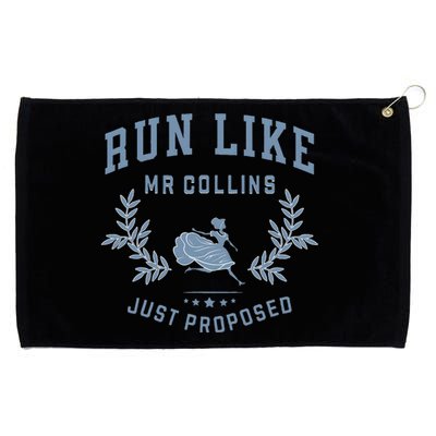 Run Like Mr Collins Just Proposed Funny Books And Running Grommeted Golf Towel