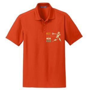 Retro Lacrosse Mom LAX Mom LAX Player Team Sports Lover Cute Dry Zone Grid Polo