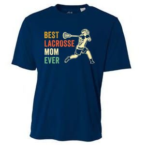 Retro Lacrosse Mom LAX Mom LAX Player Team Sports Lover Cute Cooling Performance Crew T-Shirt